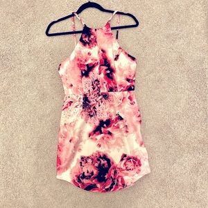 NWT Pink Floral Dress